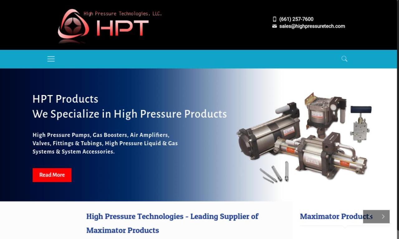 High pressure technologies llc