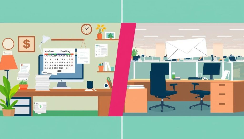Freelancing vs. Traditional Employment financial
