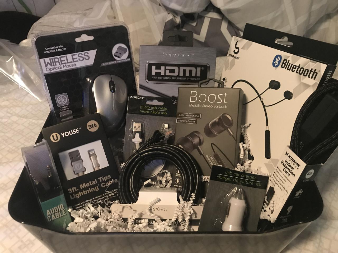 Technology gift basket