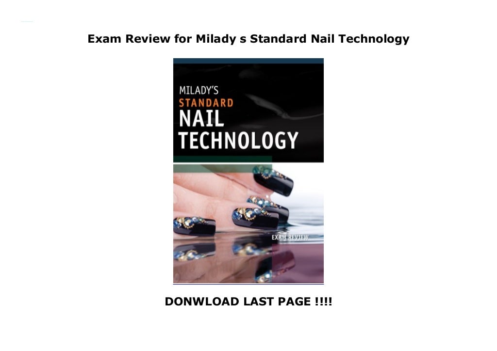 Milady nail technology practice test