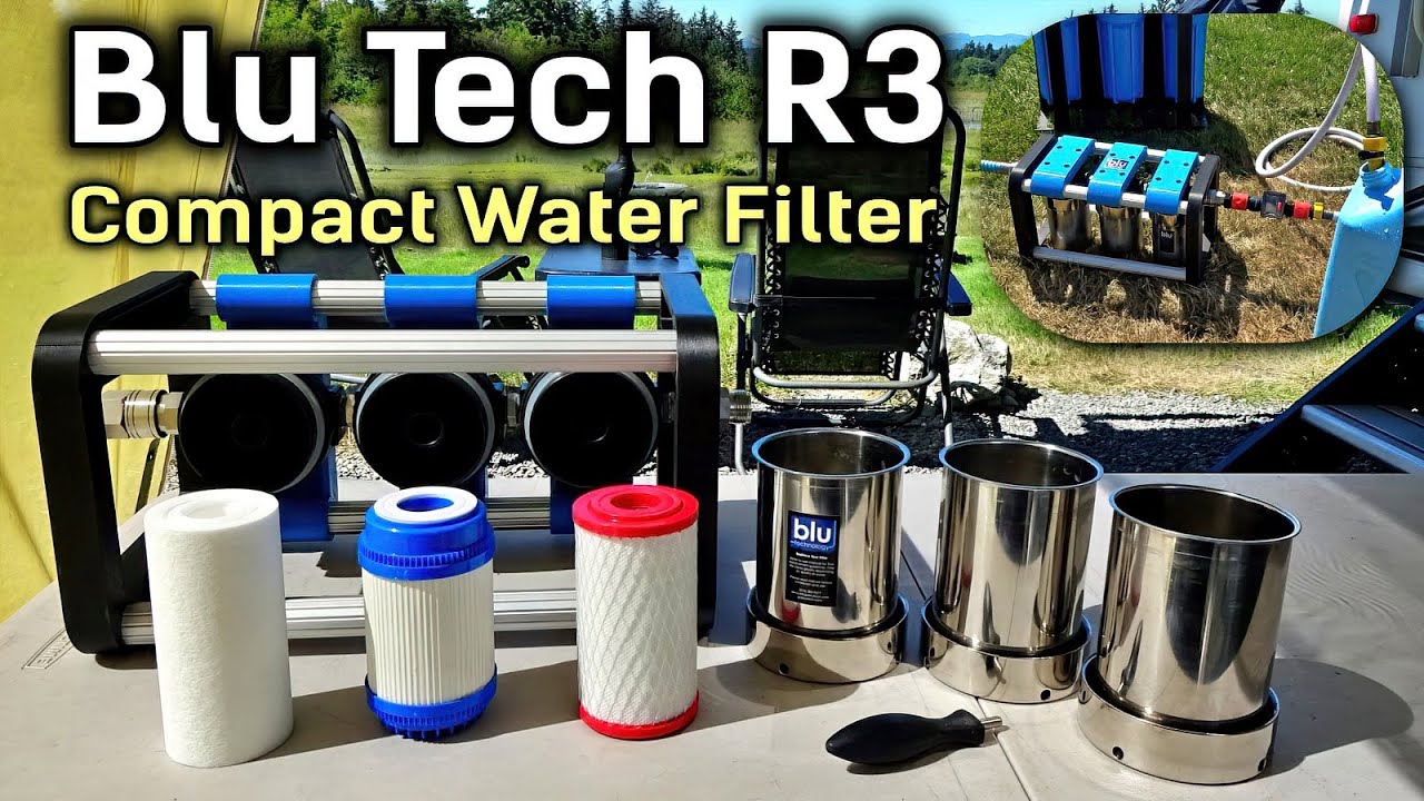 Blue technology water filter