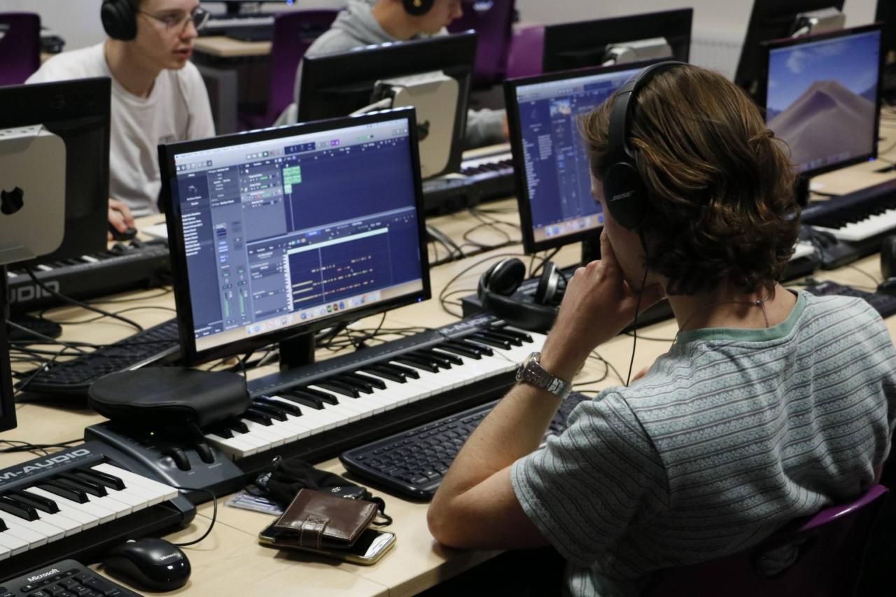 Music technology courses