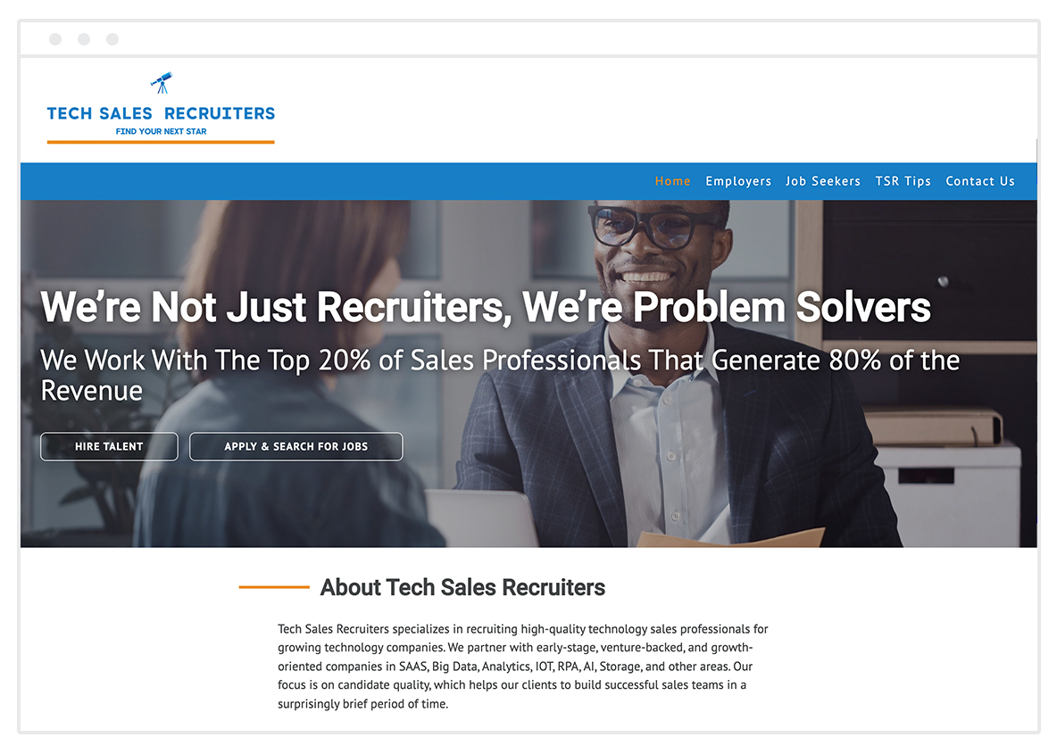 Technology sales recruiters