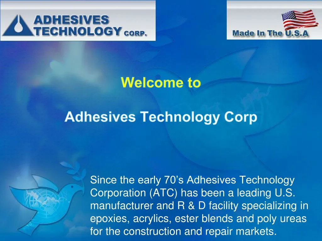 Corp adhesives