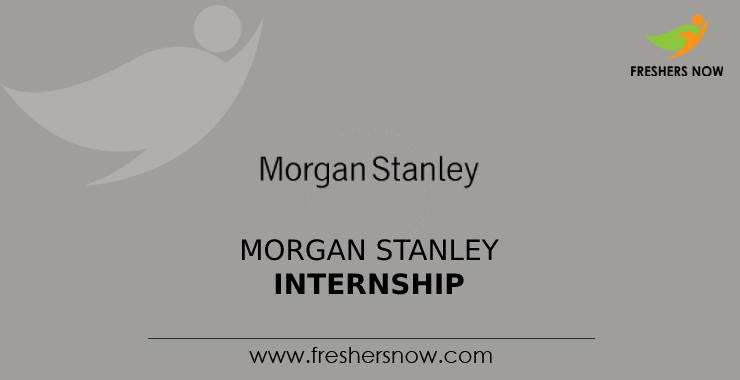 Morgan stanley technology internship