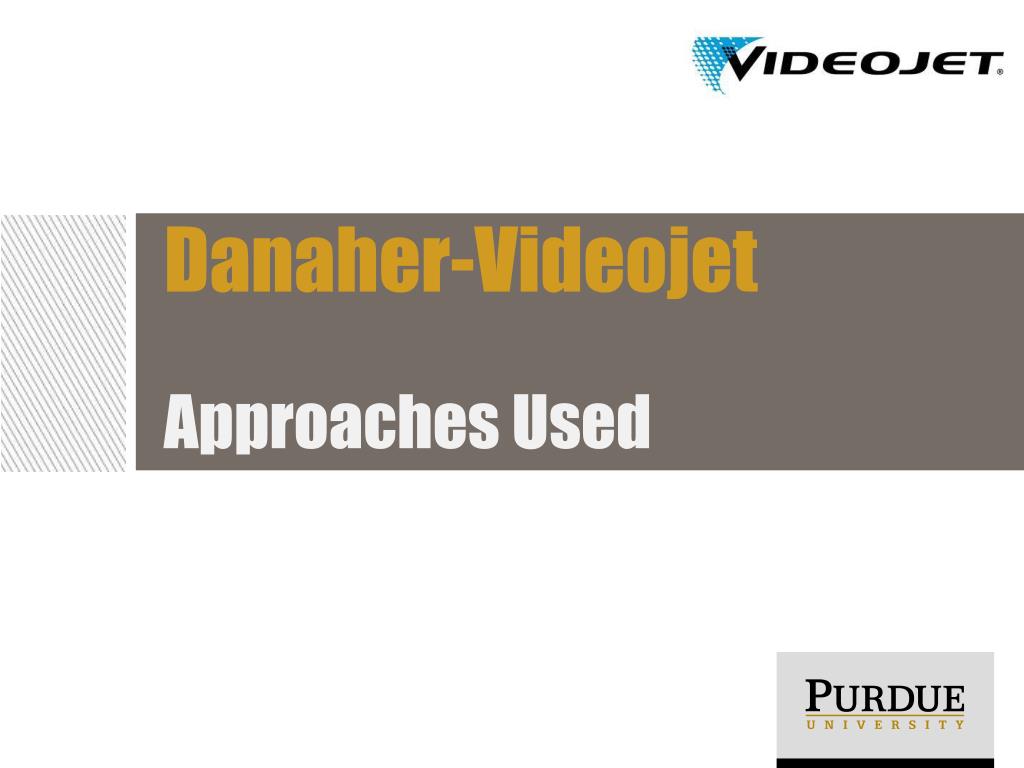 Videojet technologies danaher