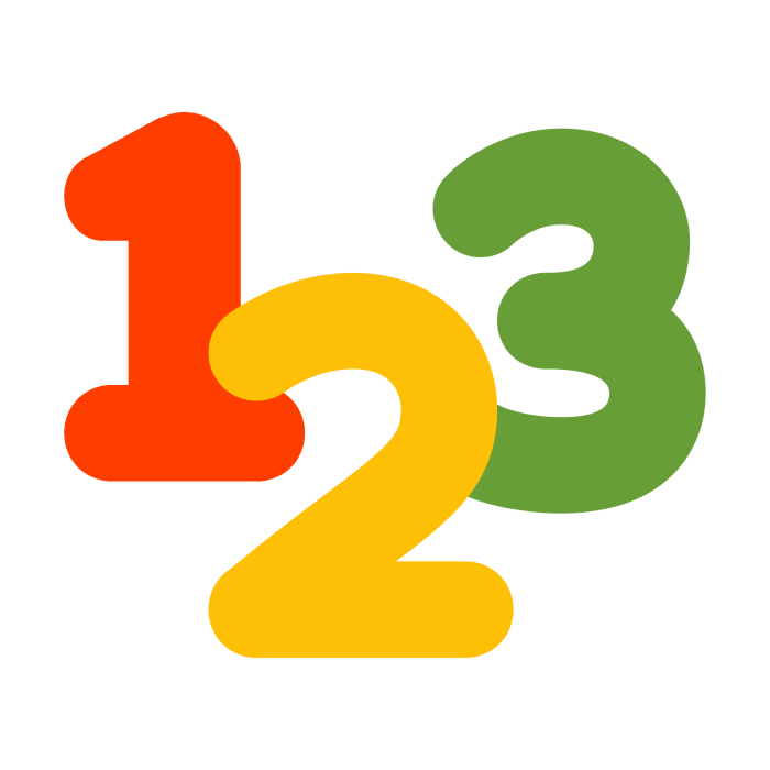 Cartoon kids with 123 numbers vector image 26967652 Vector Art at Vecteezy