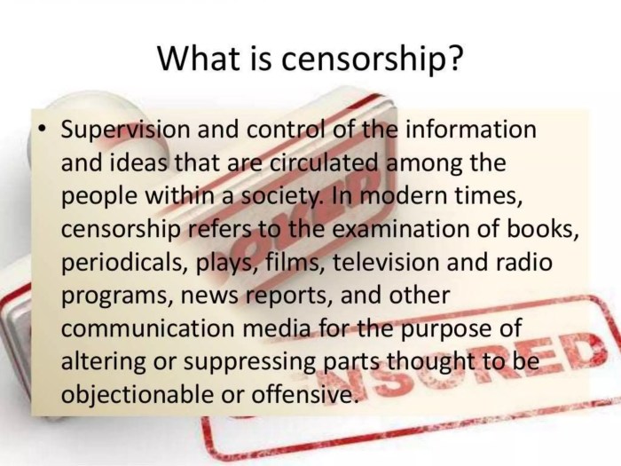 Censorship of movies