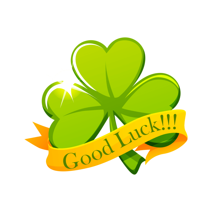 Award ribbon with clover or shamrock. Good Luck symbol 22105373 PNG Award ribbon with clover or shamrock. Good Luck symbol 22105373 PNG